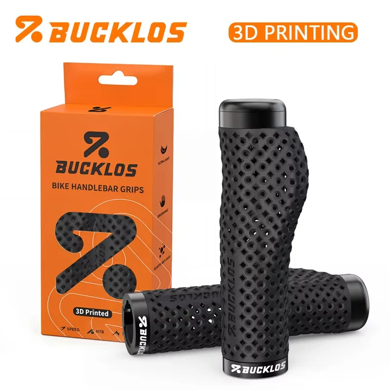 

Ручки для велосипедного руля BUCKLOS GR820, эргономичные, с 3D-печатью, нескользящие, совместимые с горными велосипедами MTB, стандартные аксессуары для велосипедов