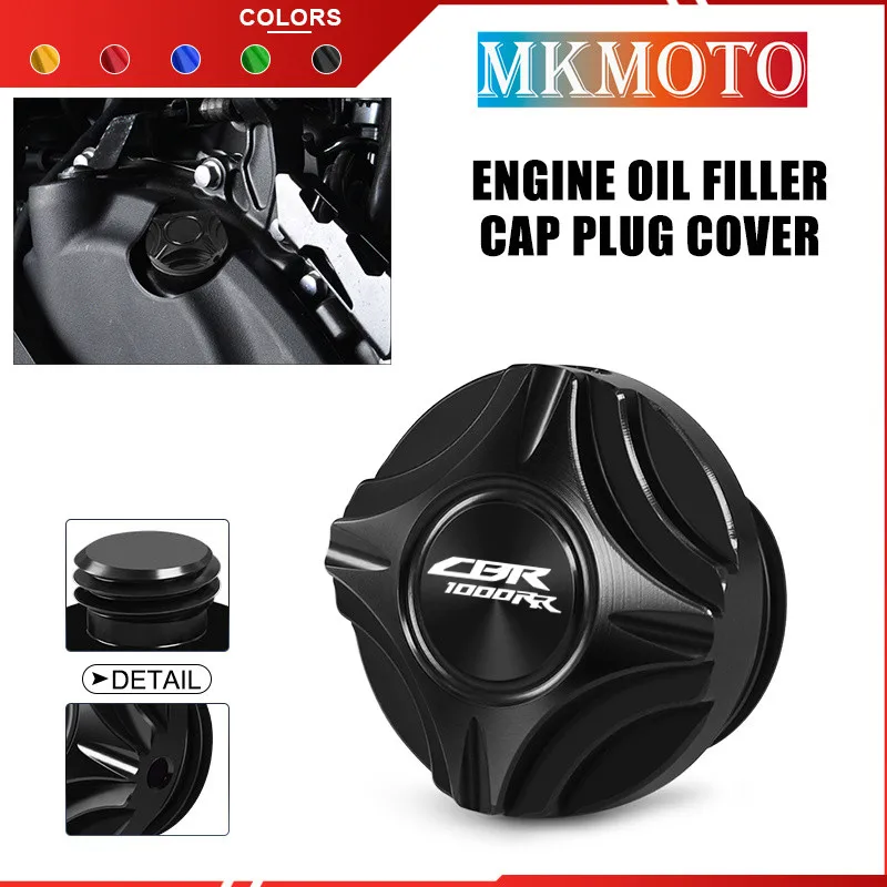 

M20*2.5 For CBR600RR 12-20 CBR1000RR 08-25 CBR1000RR-R SP 20-25 Motorcycle CNC Engine Oil Cap Bolt Oil Filler Cover Protector