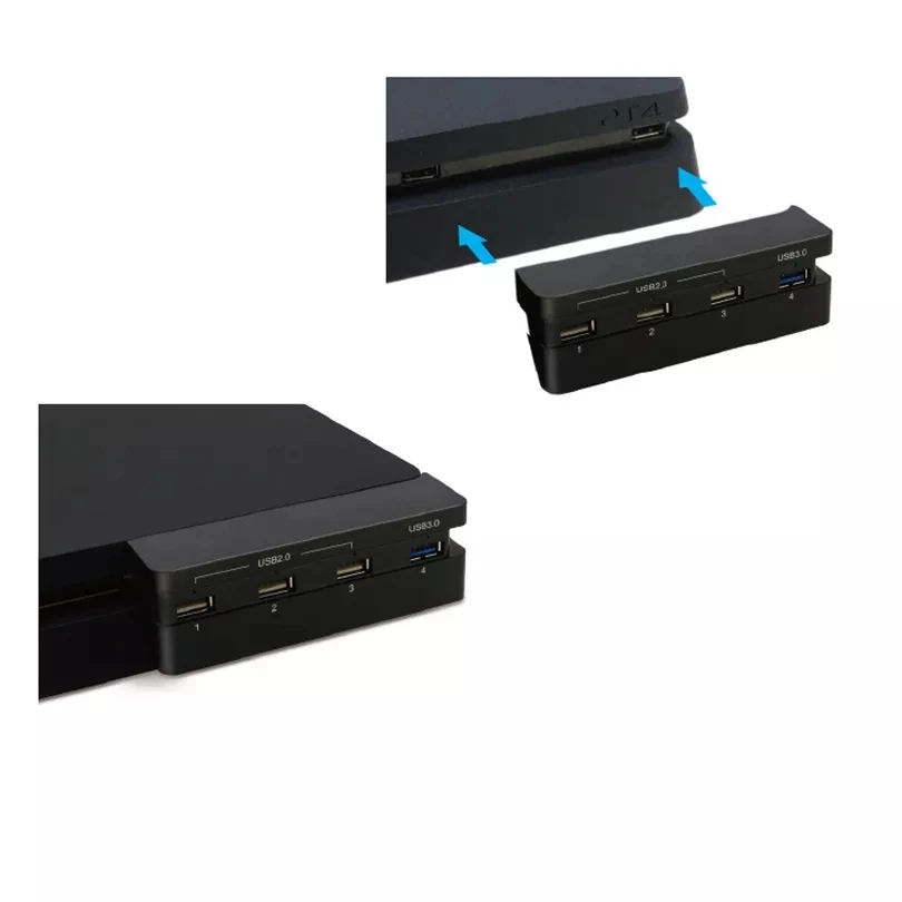 TP4-821 4-in-1 USB 3.0 High Speed For PS4 Slim Adapter For PS4 Slim Console USB2.0 Extender