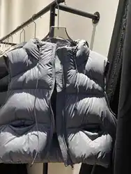 Women's Loose Fit Hooded down Cotton Vest Puffer Sensation ort Sle Casual Design Autumn Winter New Arrival Faion Item