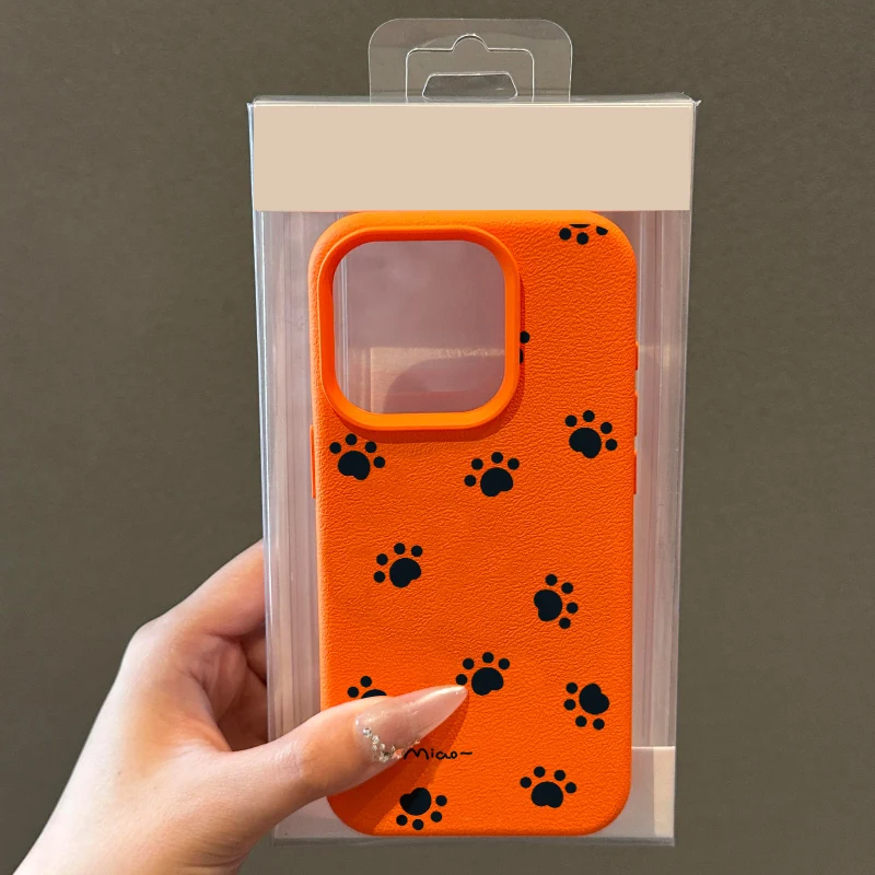 لطيف بسيط القط مخالب لون الحلوى Lichee نمط الحال بالنسبة آيفون 16 15 14 13 12 11 برو ماكس X XS XR 7 8 زائد لينة غطاء سيليكون