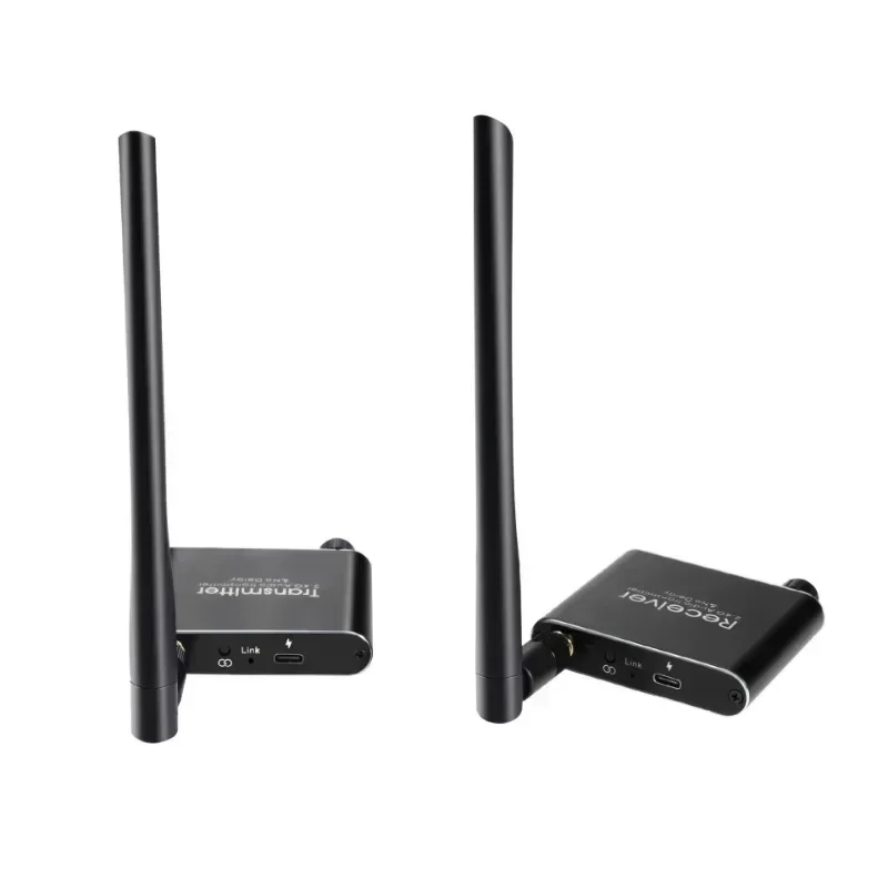 Transmissor e receptor de música de áudio wi-fi sem fio de 2,4 GHz com adaptador de áudio sem fio R/L RCA de 3,5 mm para DVD TV CD de computador