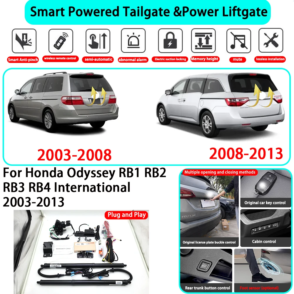 

for Honda Odyssey RB1 RB2 RB3 RB4 International 2003-2013 OEM Smart Automatic Powered Tailgate Electric Power Tailgate Lift Kit