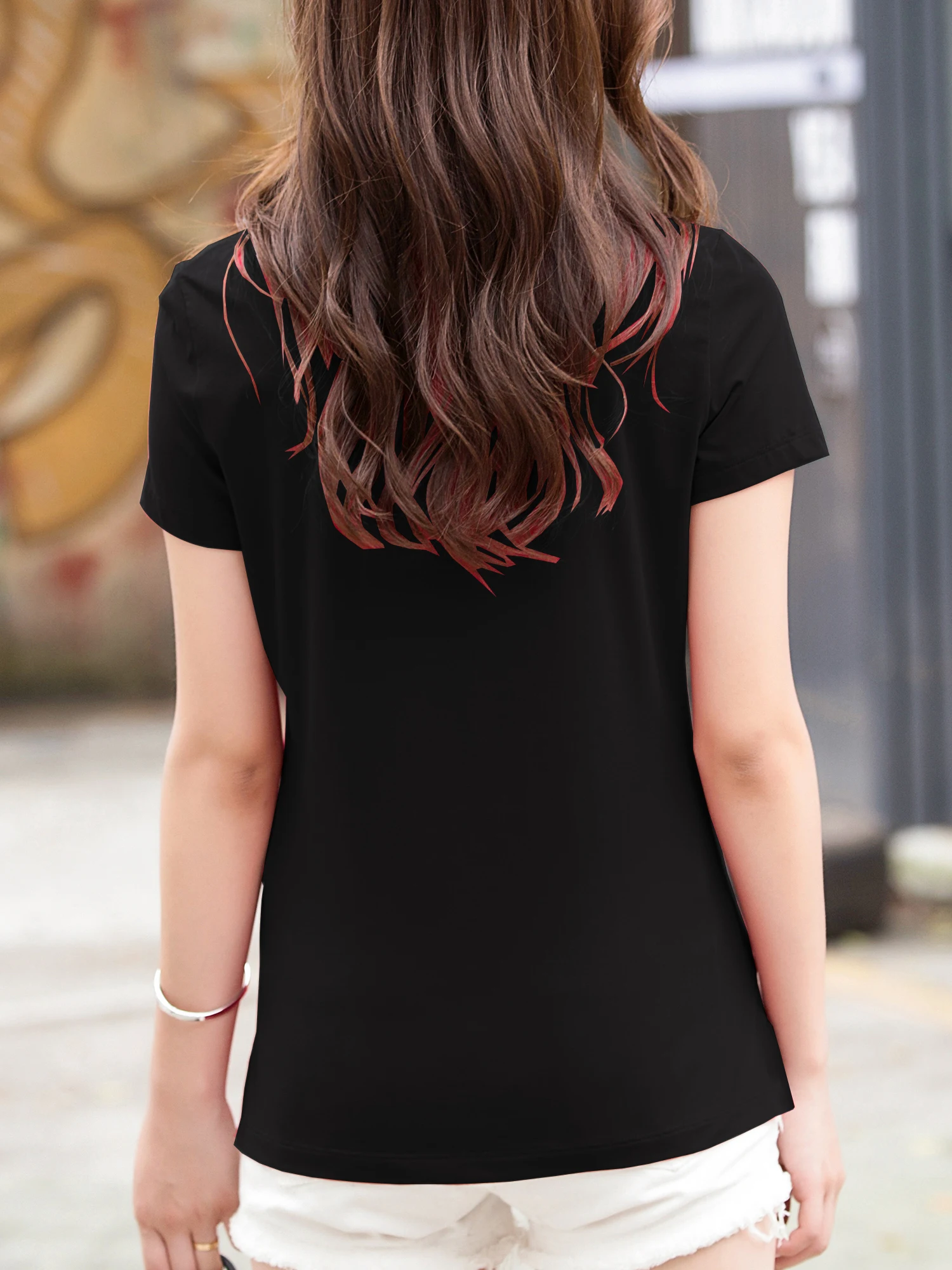 Womens Soft & Breathable Solid V-Neck T-Shirt - Casual Short Sleeve for Spring & Summer - Stylish Essential, Comfort Fit Wardrob