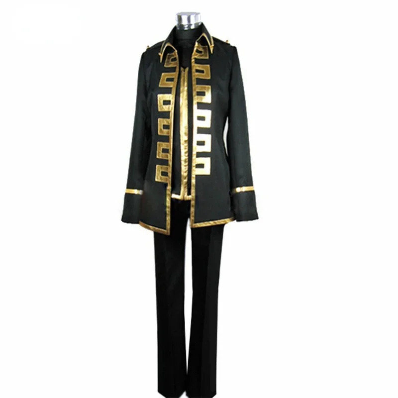 Anima Gintama Kondou Isao Cosplay Costume Halloween Show Outfits