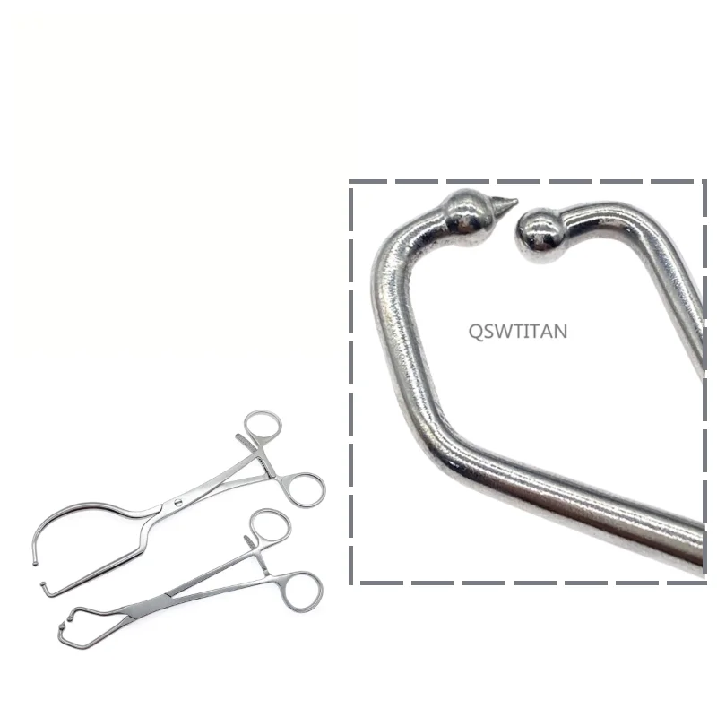 

Orthopedic Ball Tip Plate Locking Forceps Veterinary Bone Plate Holding Forceps Bone Fixation Surgical Instrument