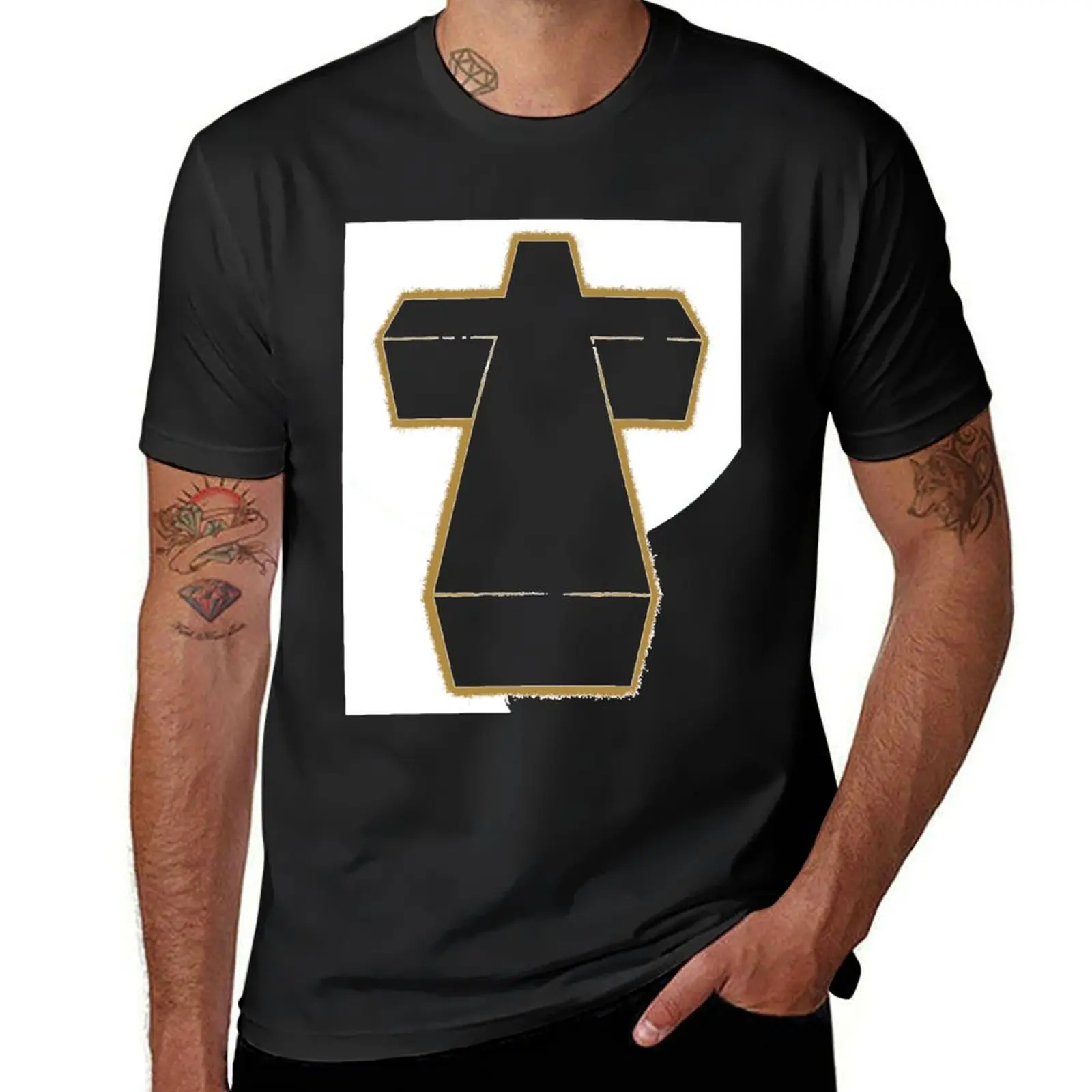 

Justice Band Music Logo Cross Classic Guys Unisex, Best Women 90s, Retro, Trending Now Classic T Shi T-Shirt