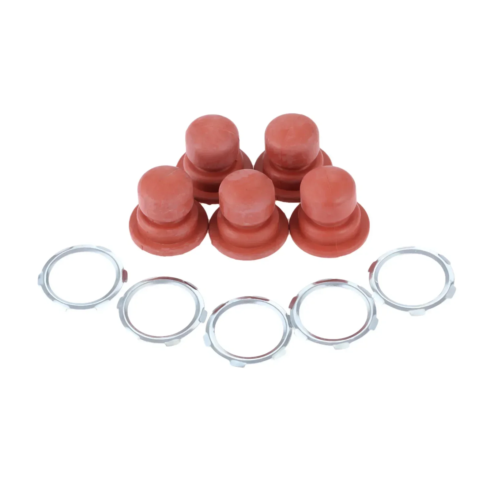 Bombilla de imprimación de goma de 5 piezas, compatible con motores de imprimación Tecumseh 36045 36045A, carburador Vector, Bombilla de taza de aceite con Kit de juntas