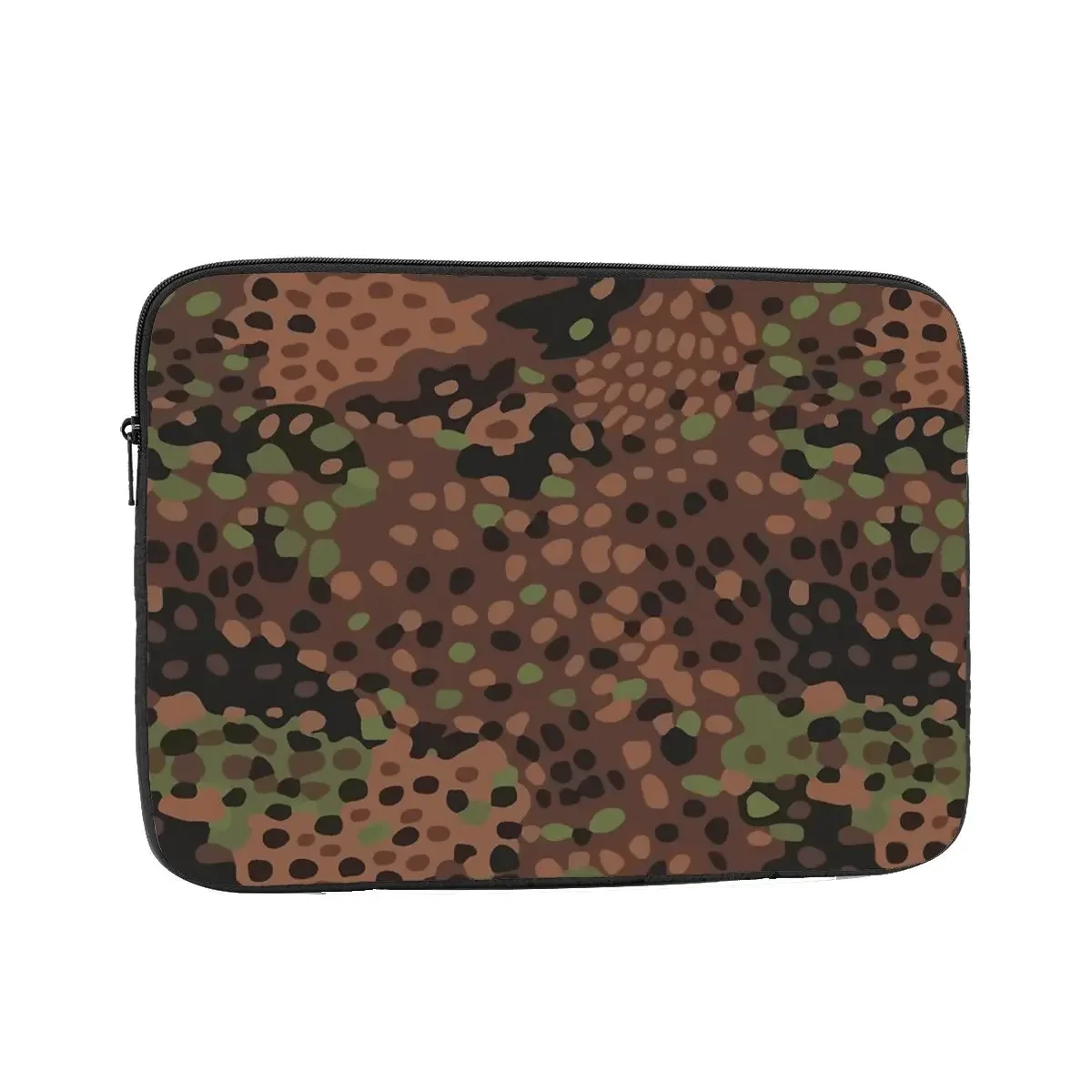 

Zipper Laptop Notebook Bag Case German Erbsenmuster Camo Computer Liner Sleeve Leopard Leather 13" 15" 17" Shockproof Case Bag