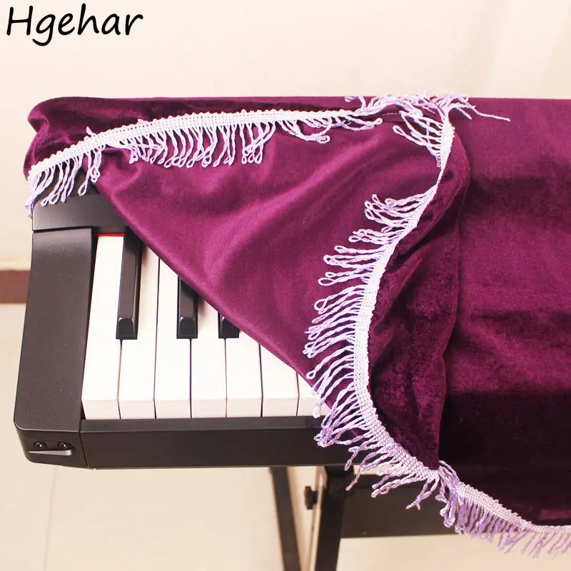 Piano Covers Modern Household 88 Keys Electronic  Dust-proof Cover with Tassel Home Furniture Digital s Protector New