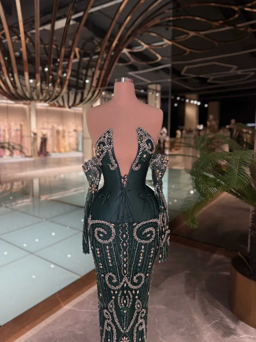 

Сексуальное вечернее платье с v-образным вырезом, элегантное вечернее платье с открытыми плечами и кристаллами, очаровательное вечернее платье трапециевидной формы длиной до пола по индивидуальному заказу