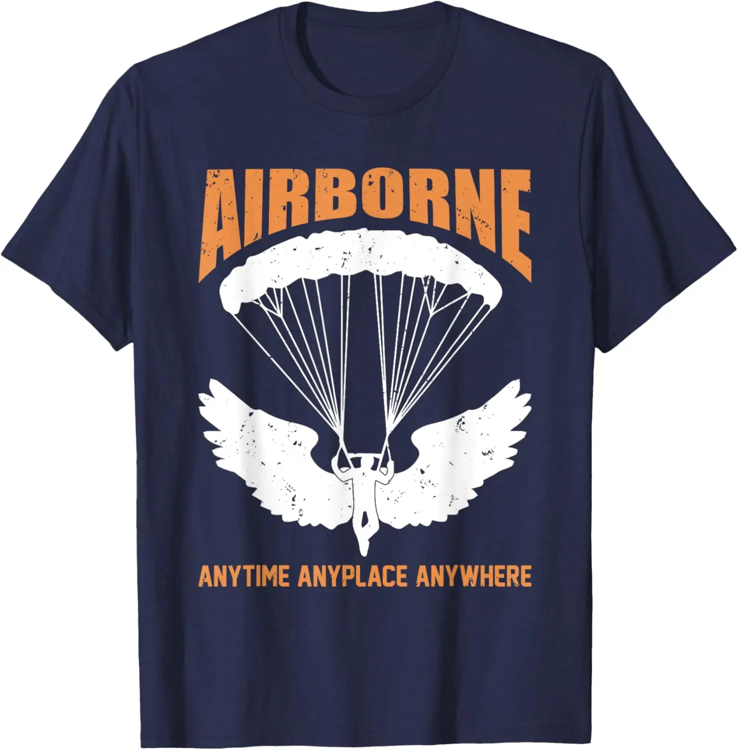 Airborne Paratrooper Military Soldier Army Parachute T-Shirt Short Sleeve Casual 100% Cotton T Shirt