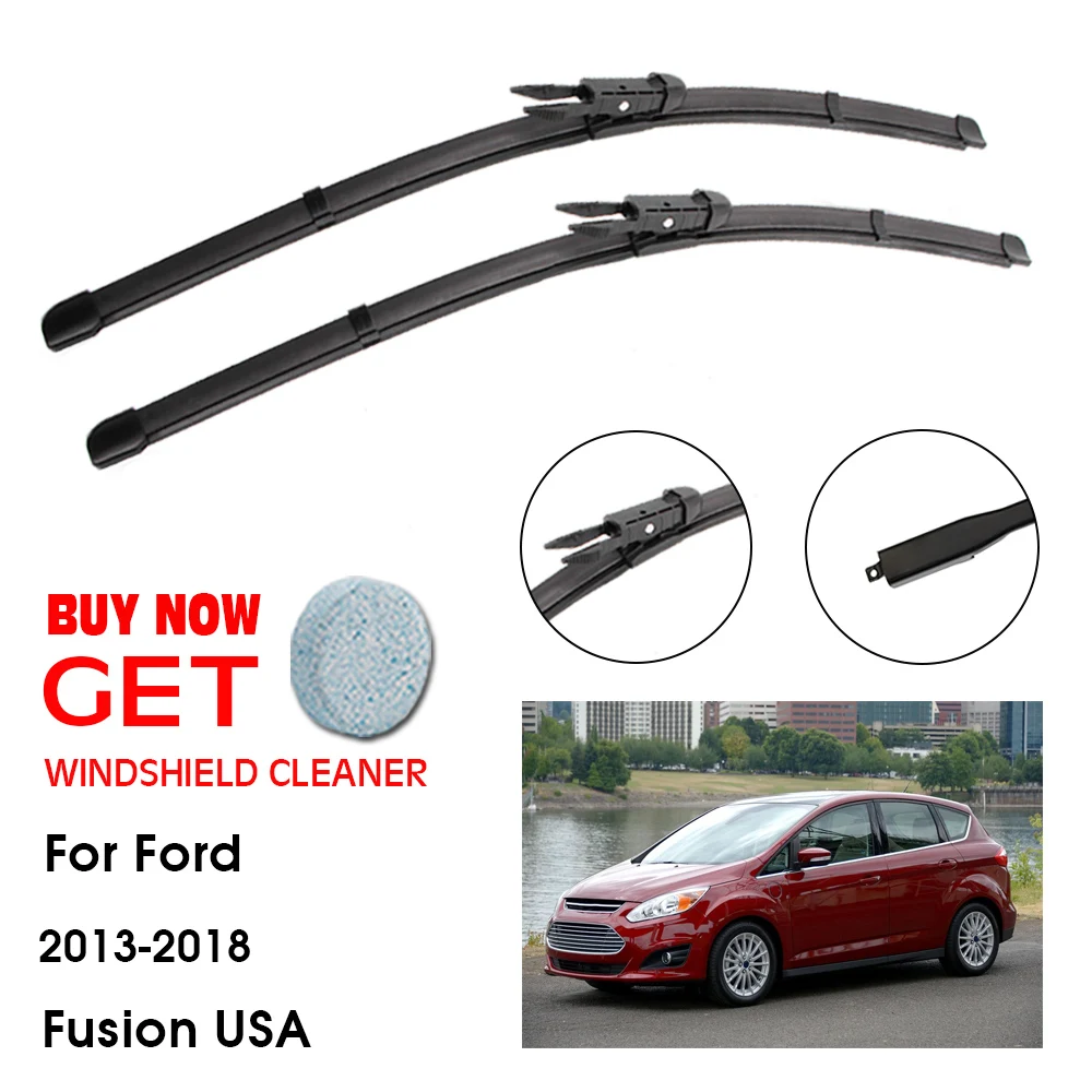 

Car Wiper Blade For Ford Fusion USA 28"+28"R 2013-2018 Front Window Washer Windscreen Windshield Wipers Blades Accessories