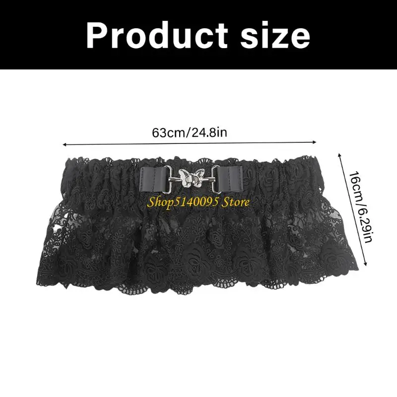 DXAE Black Body Shaping Belt Moisture Wicking Fabric Ergonomic Design For Teachers Tourists Extended Wear