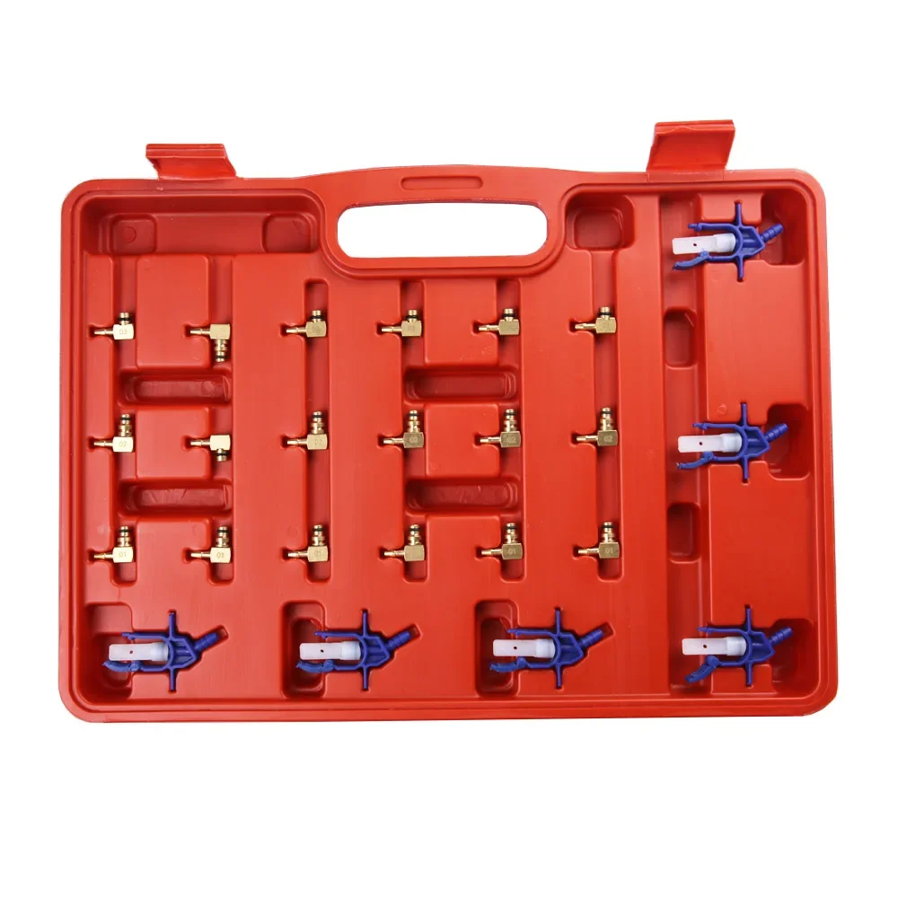 

for ALLSOME New Diesel Injector Flow Meter Test Kit Common Rail Adaptor Fuel Tester Set YB049