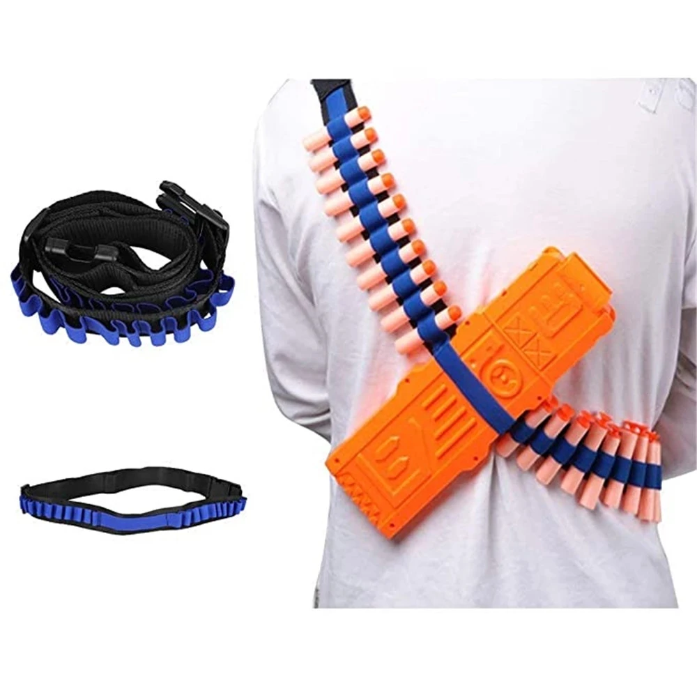 Ceinture de balles souples de qualité, sangle d'épaule, Clip de chargeur, stockage de munitions, pour Nerf n-strike Elite Series, accessoires pour pistolet jouet