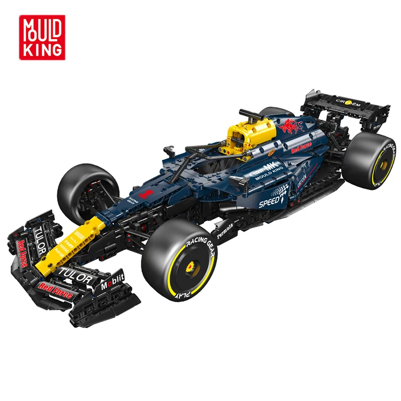 

MOLDDKING новый гоночный автомобиль R820, строительные блоки, сборная модель для мальчика, сделай сам, развивающая игрушка, автомобиль, кирпичи, украшения, подарок на день рождения