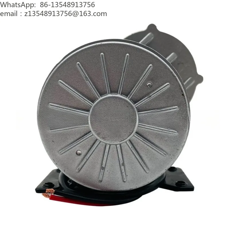 24V350W brushed geared motor MY1016Z2 short shaft with foot belt nine gears