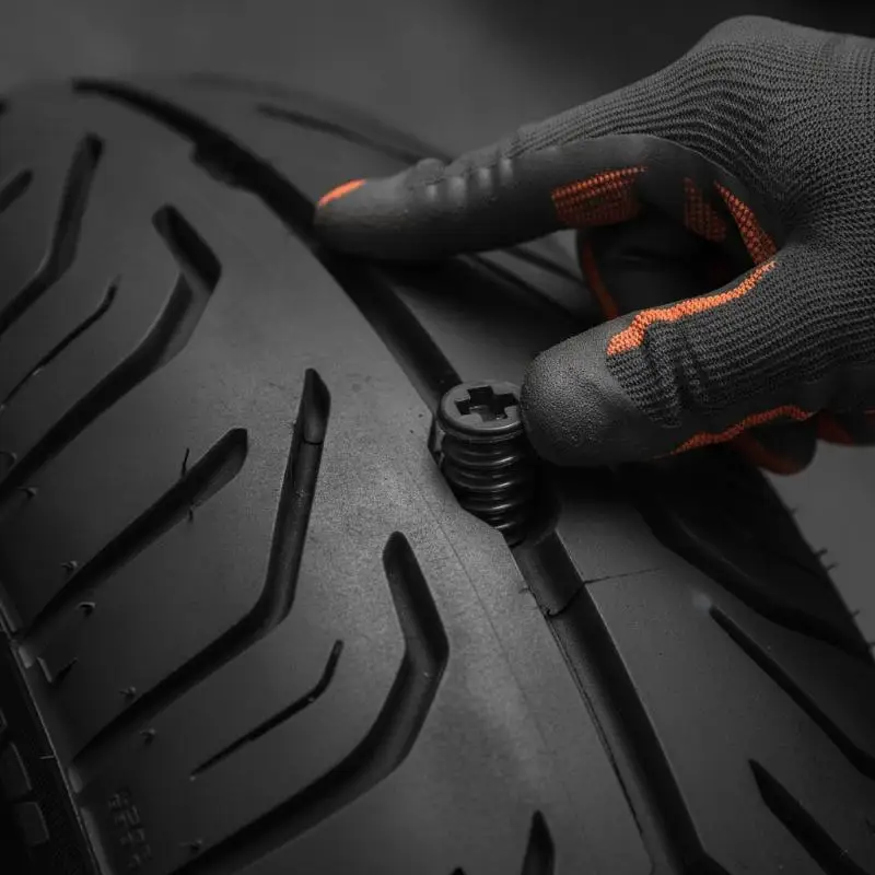 Vacuum Tire Repair Nails Leak Proof Rubber Metal Puncture Repair Tool Fit for Car Moto Truck Bicycle Off-road Vehicle Use