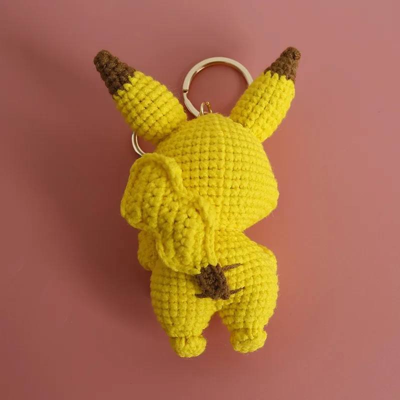 Cartoon Cute Keychain Crochet Doll Key Chain Knit Toy Cute Pendant Bag Accessories Handmade Toy