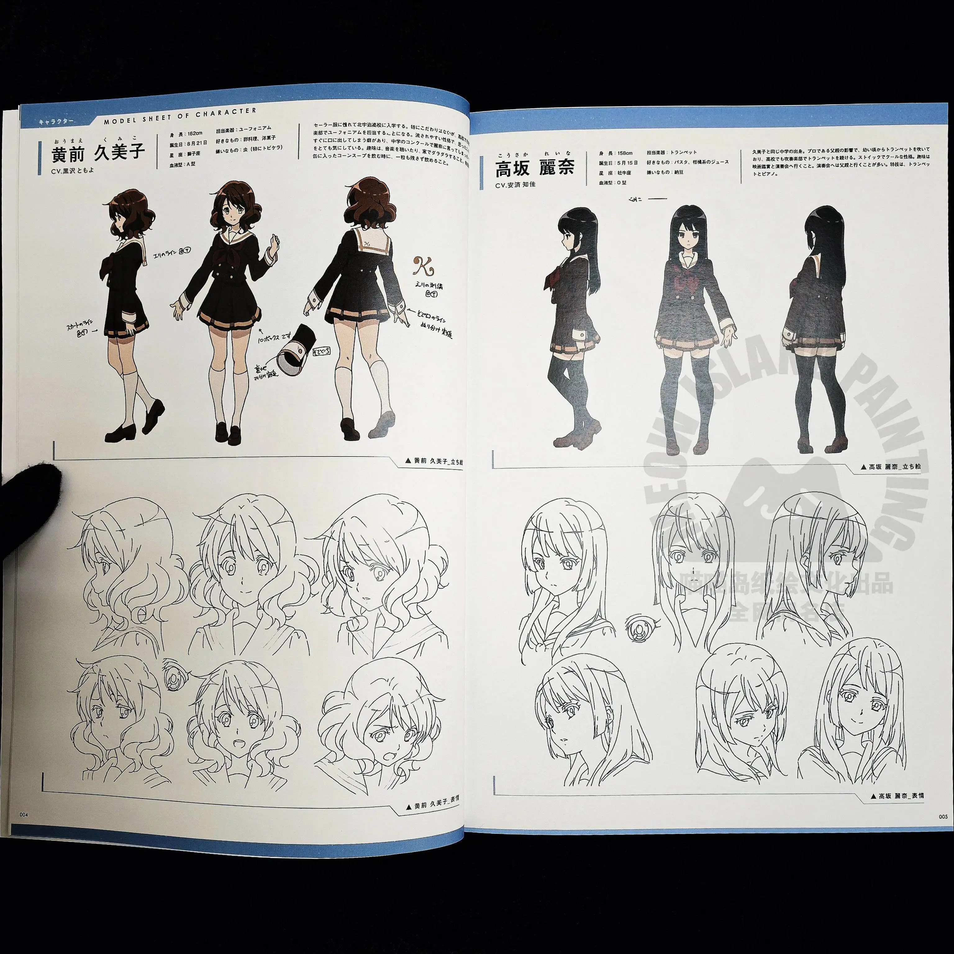 

Original Art Setting Collection Sequel, Character Action Storyboard & Background, Full Color Line Art Book for Fans