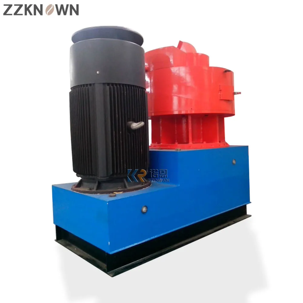 Industrial 0.8T-4T/H Rice Husk Biomass Wood Pellet Making Machine Vertical Ring Die Biomass Sawdust Fuel Pellet Machine