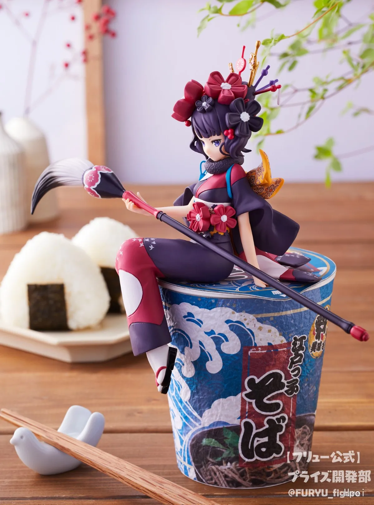 

Original Furyu Katsushika Hokusai Noodle Stopper Animation Character Model Toy Collection Festival Gifts