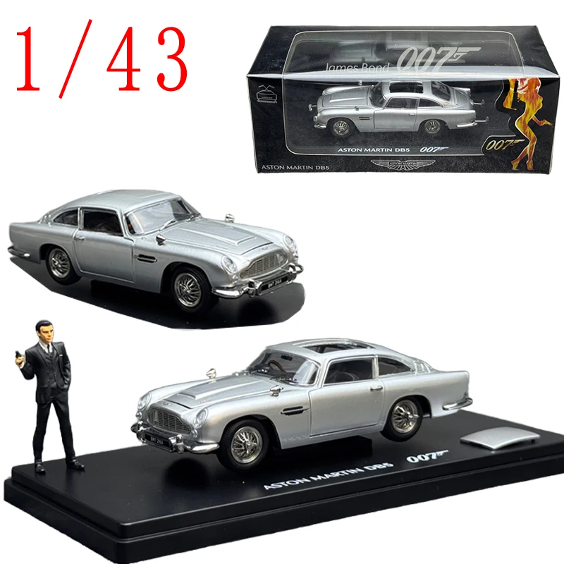 โมเดลรถอัลลอยด์อัลลอยด์อัตราส่วน 1/43 ของแอสตัน มาร์ติน รุ่น DB5 ของเล่นสะสม พร้อมกล่องเดิม
