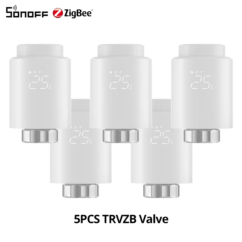 SONOFF TRVZB Zigbee thermostatische radiatorkraan Smart Home Verwarming Froest Protection Afstandsbediening Groepsbediening via eWeLink Alexa