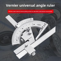 Allsome 320° Universal Protractor 0.02 Precision Goniometer Angle Measuring Finder Ruler Tool Woodworking Measuring Tool