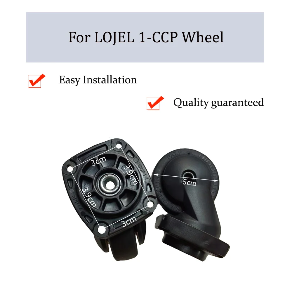 For LOJEL 1-CCP Universal Wheel Replacement Trolley Case Luggage Pulley Silent Smooth Shock Absorbing Accessories Caster Wheel