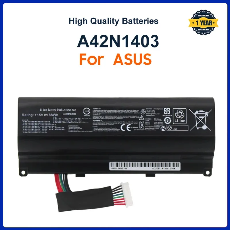 15V 6000mAh Korea Cell A42N1403 Battery for ASUS ROG G751 G751JY G751JM G751JT GFX71 GFX71JY GFX71JT A42LM9H A42LM93