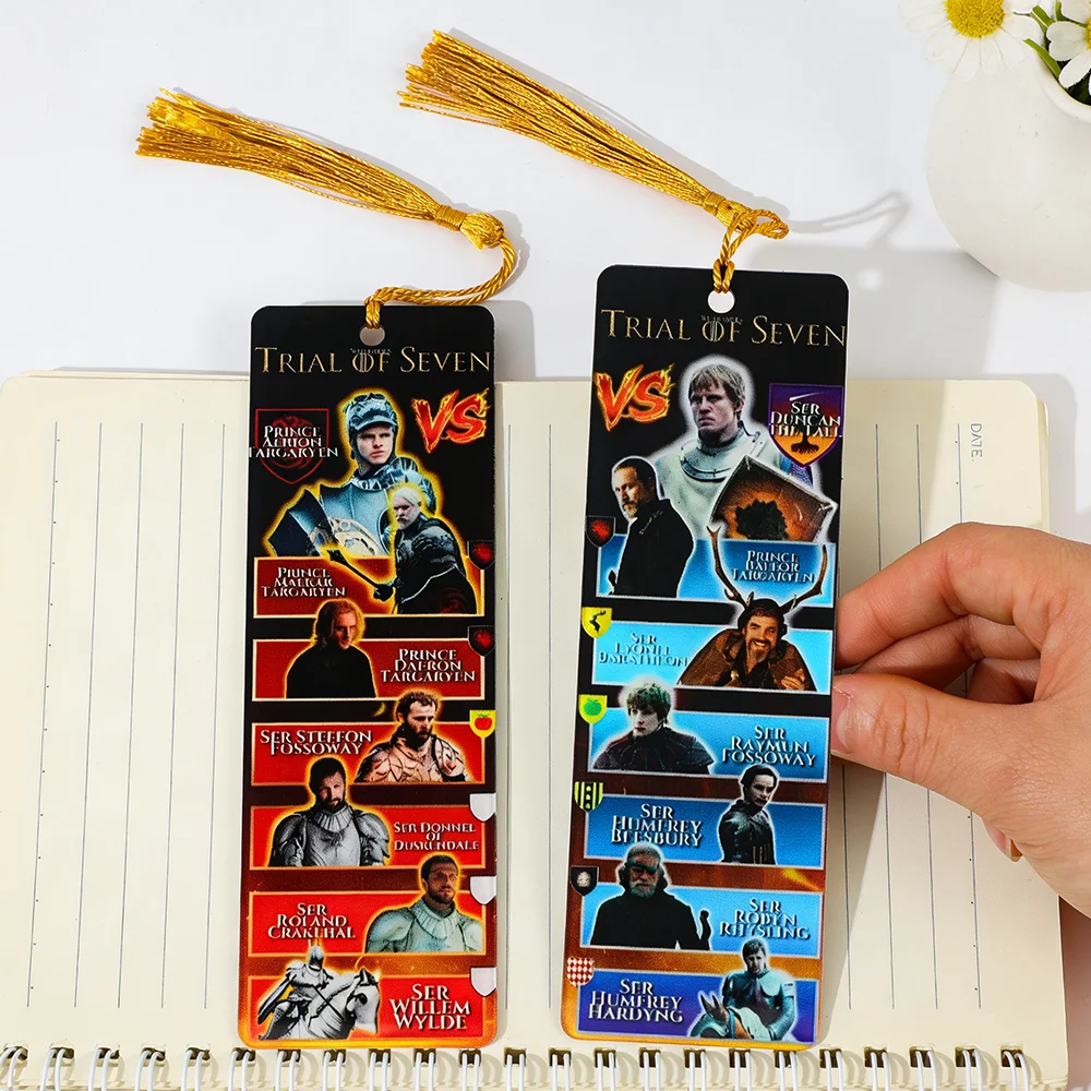 علامة كتاب أكريليك بتصميم فارس - مراجعة Anime Kingdom Merchandise وسعره
