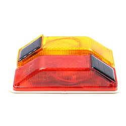 Universal Waterproof Bulb Car Accessories Car LED Warning Light Solar Powered Traffic Caution Lights Night Driving Single Lamp