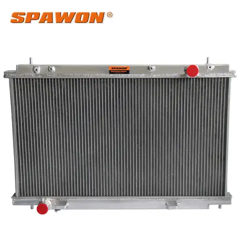 SPAWON radiateur entièrement en aluminium pour 2007-2009 Nissan 350Z 3498cc 3,5l V6 manuel MT 13038 21410EV00A 21460EV00A 2007 2008 2009