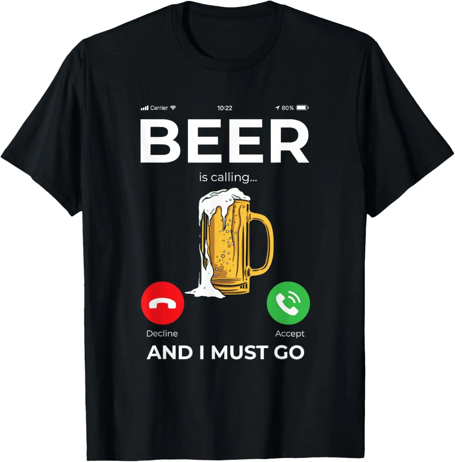 Camiseta con estampado de cerveza para mujer, camiseta informal divertida con gráfico de cerveza, camiseta cómoda de manga corta, para verano
