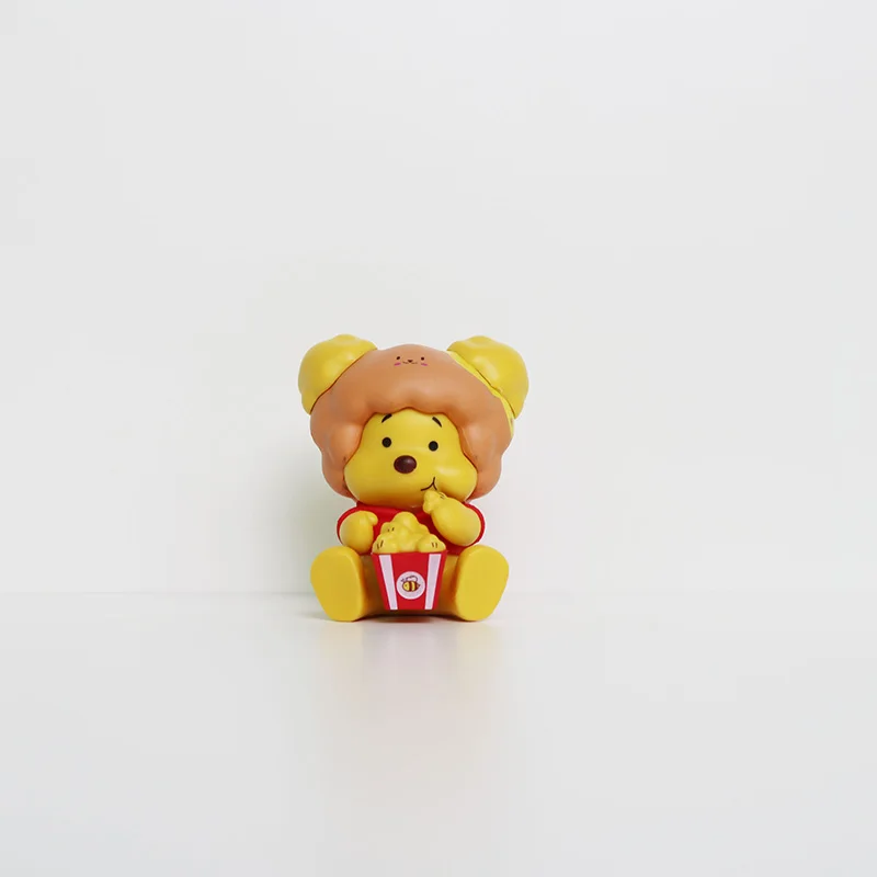 디즈니 6 팝콘 곰돌이 푸 피규어 모델, 티거 모델 장난감, 돼지 선물 인형, 장난감 컬렉션 장식품