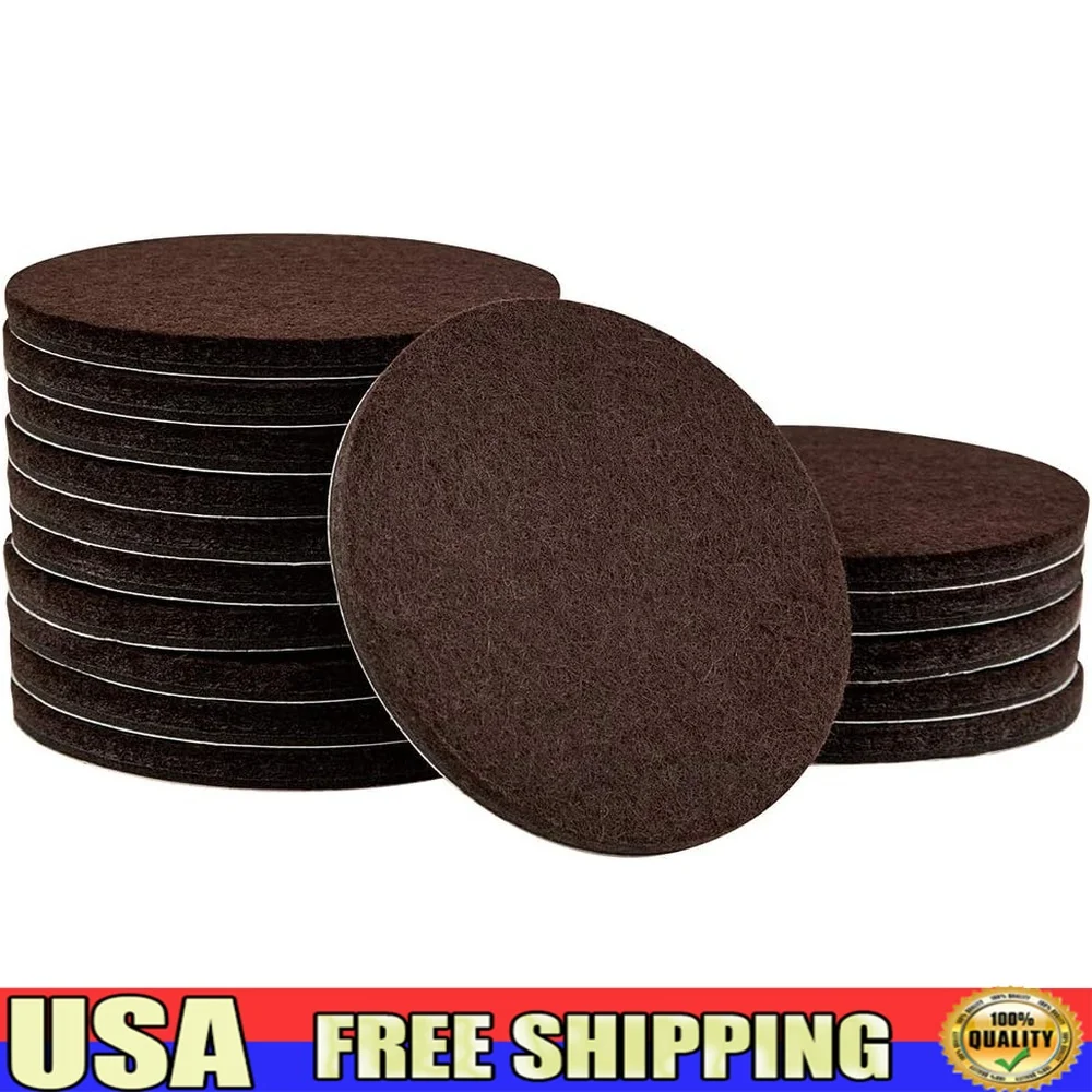 

Сверхмощные 3-дюймовые круглые фетровые мебельные накладки, 16 шт. в упаковке, самоклеящиеся, защищают полы от царапин, снижает шум. Легкое применение.