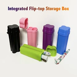 1pc, Smell Proof Practical Storage Case Box, Lighter Storage Case, Rolling Paper Storage Case, Lighter And Pre-rolled Cones Prot