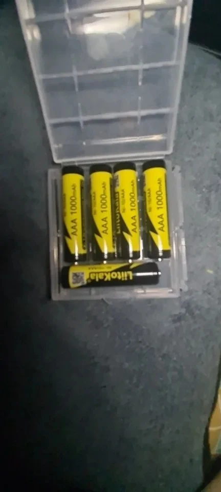 AAA و AA بطاريات قابلة للشحن USB ليثيوم أيون 3400mWh 1.5V AA بطاريات قابلة للشحن + 800mWh 1.5V AAA بطارية + كابل نوع C