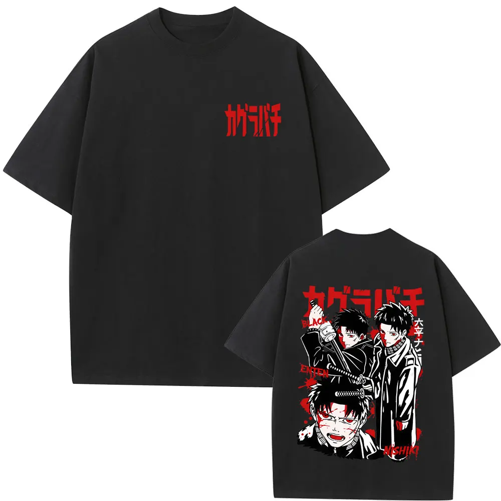 

Japanese Anime Kagurabachi Rokuhira Chihiro Graphic T-shirt Men Women Clothing Fashion Oversized T Shirt Unisex Manga Streetwear