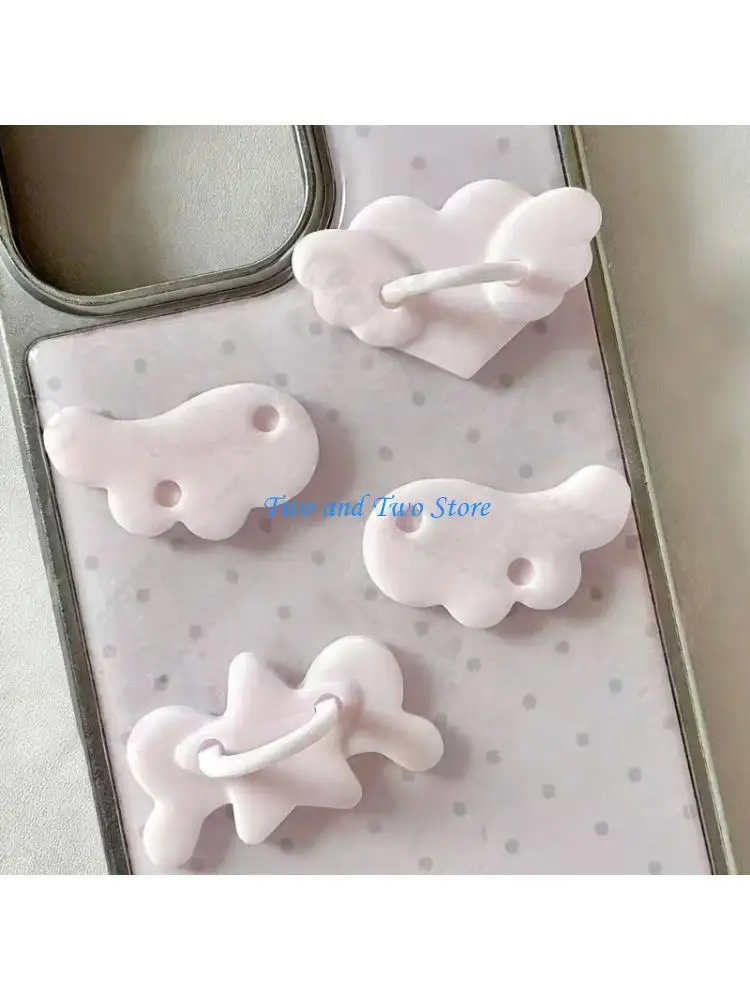 

HX6F Creative Star Heart Wing Designs Silicone Mold For Handmade Hook Accessories And Phone Case Decorations