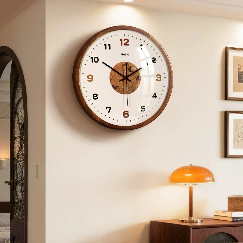 Nordic Fashion Wall Clocks Luxury Living Room Aesthetic Modern Clock Wall Minimalist Chinese Style Reloj De Pared Home Decor