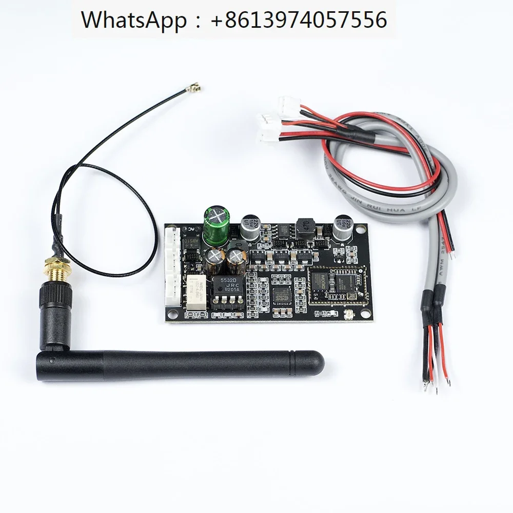 Nvarcher ES9038 Bluetooth 5.1  QCC5125 Wireless Receiving Board ES9018K2M Decode Moudle Support LDAC/APTX 24bit/96Khz