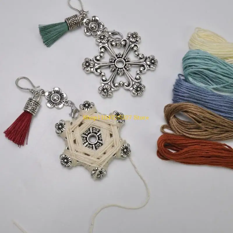 D8KF Antique Yarn Thread Winders for Craft Sewing Thread Storage Winders for Sewing