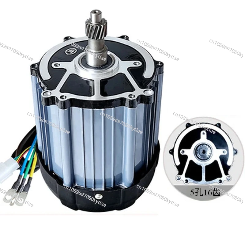 

High Speed Brushless 1500W Electric Tricycle 48V 60V 72V 3200RPM 3600RPM High Speed Brushless Differential Mot