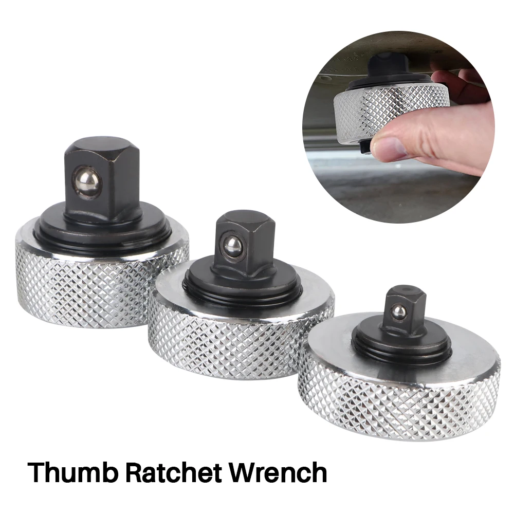 Herramientas para automóvil, llave de trinquete para pulgar, llave combinada para vehículo y motocicleta, Mini enchufe de trinquete de dedo multifuncional