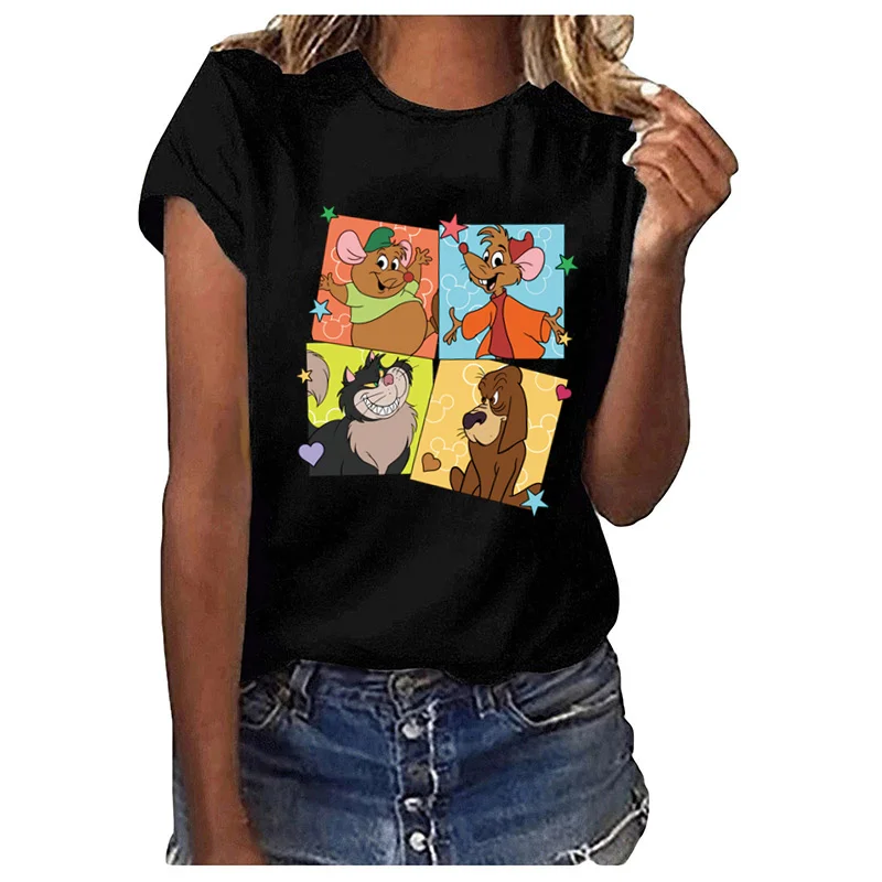 Śliczne Jaq i Gus Mouse Kopciuszek Kreskówkowe naszywki na ubrania Naklejki termotransferowe DIY T shirt Iron on dla kobiet Appliqued