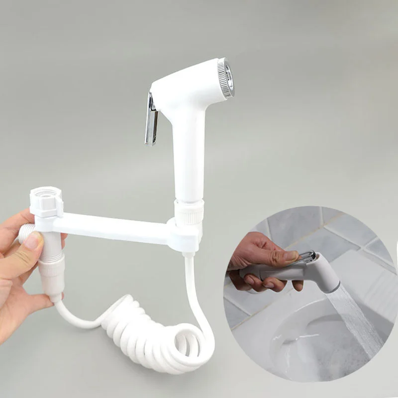 muslim Toilet tank holder Bidet Spray shower head Bathroom faucet bath ABS Sprayer shower head self Cleaner water set hose B4