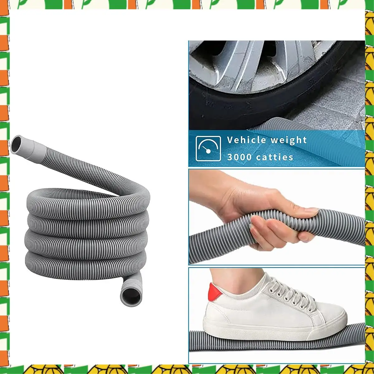 

Профессиональный набор удлинителей сливного шланга для инструментов, универсальный шланг для стиральной машины длиной 2 м, включает в себя кронштейн, соединитель для шланга и хомуты для шланга.